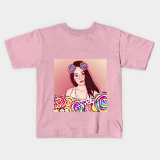 candy girl Kids T-Shirt